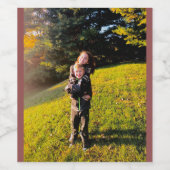 Wijnetiket van kinder wijn etiket (Enkel label)