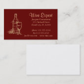 Wijnexpert Visitekaartje (Voorkant / Achterkant)