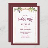 Wijnfestival Kaart (Voorkant / Achterkant)