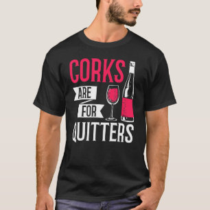 Wijnfles Drink wijnfles Grafische kurken zijn voor T-shirt