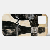 Wijnfles en Glas Case-Mate iPhone Case (Achterkant (horizontaal))