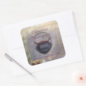 Wijnfles etiket sticker (Envelop)
