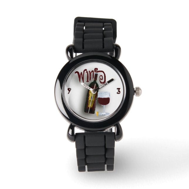 Wijnfles Horloge (Voorkant)