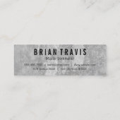 Wijnfles Mini Visitekaartje (Achterkant)