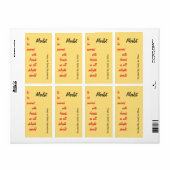Wijnfles Script Wijnfles Etiket (Full Sheet)