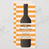 Wijnfles Uitnodiging (Voorkant / Achterkant)