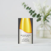 Wijnfles Visitekaartje (Staand voorkant)