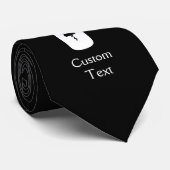 Wijnflesje met ringen en schroefdraad stropdas (Opgerold)