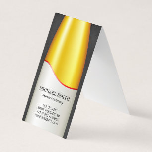 Wijnflesje Visitekaartjes