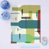 Wijnflesjes met gevelopening flyer (Enkel)