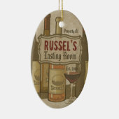  wijnflessen Aangepaste versiering Keramisch Ornament (Rechts)