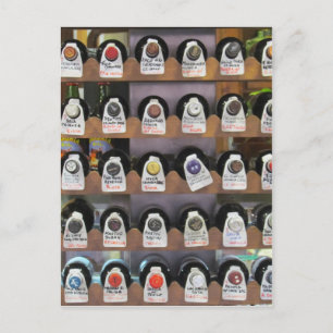 Wijnflessen Briefkaart