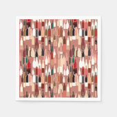 Wijnflessen, grondkleuren, teracoatachtergrond servetten (Voorkant)