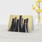 Wijnflessen Kaart (Gele Bloem)