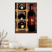Wijnflessen Poster (Keuken)