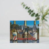 Wijnflessen Temecula Valley Wijngaard Briefkaart (Staand voorkant)