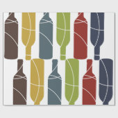 Wijnflessenpakpapier Cadeaupapier (Vlak)