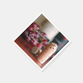 Wijngaard bruiloft Verloving servetten (Hoek)