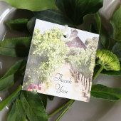 Wijngaard en Rode Schuur Waterverf Bruiloft Bedankjes Labels