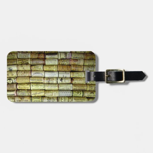 Wijngaard Wijnkurk Collage Bagagelabel (Voorkant horizontaal)