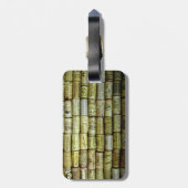 Wijngaard Wijnkurk Collage Bagagelabel (Achterkant verticaal)