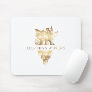 wijngaarden gouddruiven monogram wijngaarden muismat