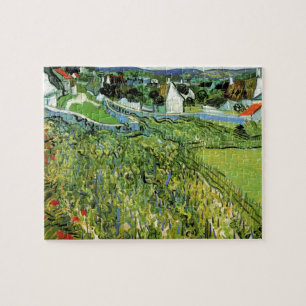 Wijngaarden met uitzicht op Auvers van Vincent van Legpuzzel