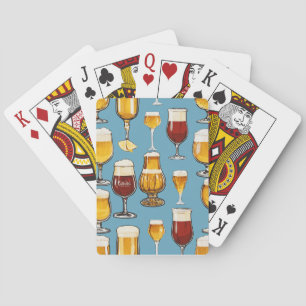" wijngaarden: wijnglazen schilderen spelen pokerkaarten