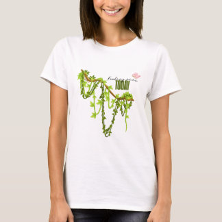 Wijngaardgevoel Vandaag (Wortelende Pun Grafiek) J T-shirt