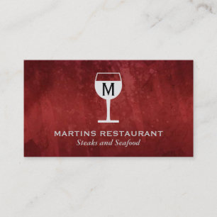 Wijnglas   Artistiek II (zwart, rood) Visitekaartje