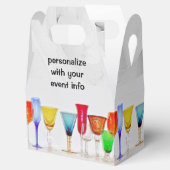 Wijnglas Bedankdoosjes (Geopend)