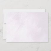 Wijnglas Bloemen Vrijgezellenfeest Foto Bedankkaart (Achterkant)