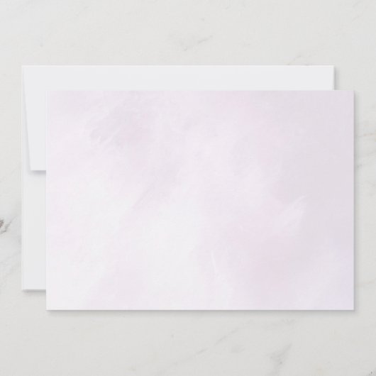 Wijnglas Bloemen Vrijgezellenfeest Foto Bedankkaart (Achterkant)