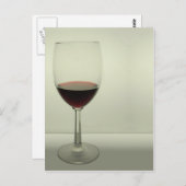 Wijnglas Briefkaart (Voorkant / Achterkant)