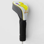 Wijnglas Chick Golfheadcover (Schuin)