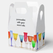 Wijnglas Favoriete Boxen Bedankdoosjes (Geopend)