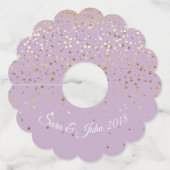 Wijnglas Label-weddenschap Wijnglaslabel (Voorkant)