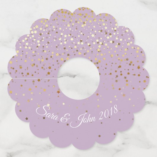 Wijnglas Label-weddenschap Wijnglaslabel (Voorkant)