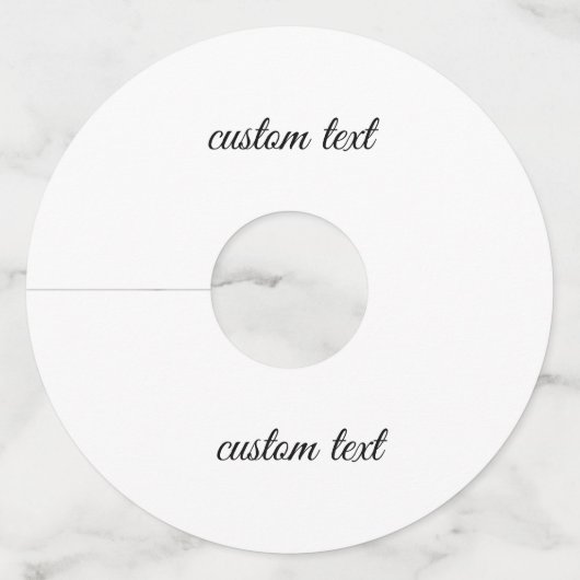 Wijnglas Labels Identifier Marker Papier Aanpassen (Voorkant)