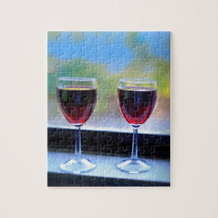 Wijnglas Legpuzzel
