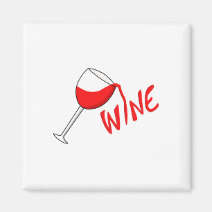 Wijnglas Magneet