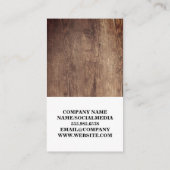 Wijnglas spatten | Hout | Druiven Visitekaartje (Achterkant)