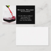 Wijnglas Visitekaartje (Voorkant / Achterkant)