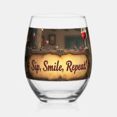 wijnglas wijnglas zonder voet (Voorkant)