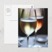 Wijnglazen Briefkaart (Voorkant / Achterkant)