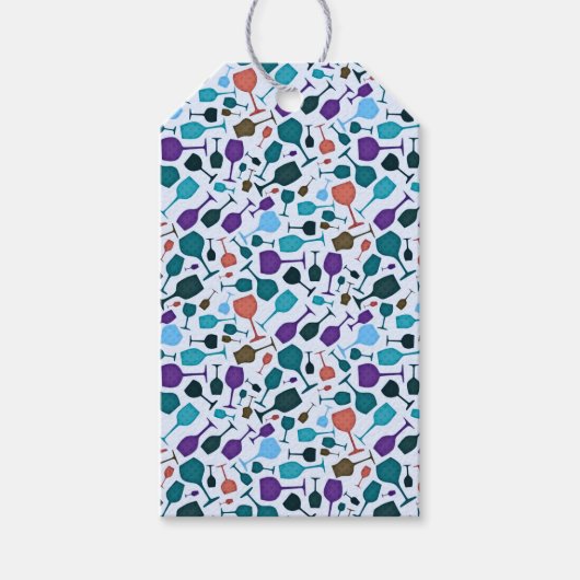 Wijnglazen! Cadeaulabel (Voorkant)