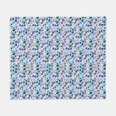 Wijnglazen! Fleece Deken (Voorkant (Horizontaal))