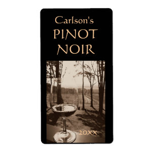 Wijnglazen Homemade Wine Labels