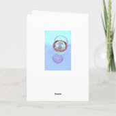 Wijnglazen wijn thema dank u kaart (Achterkant)