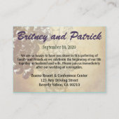 Wijnhuis Toscaanse bruiloft accommodatie Kaarten (Achterkant)